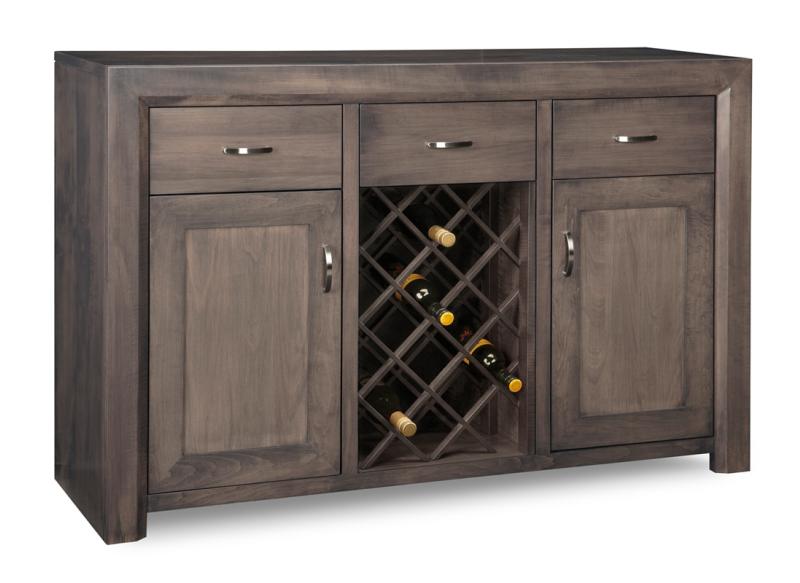 Contempo Sideboard Collection w/2 Wood Doors & 6/Dwrs & 2/Wood Adjust.
