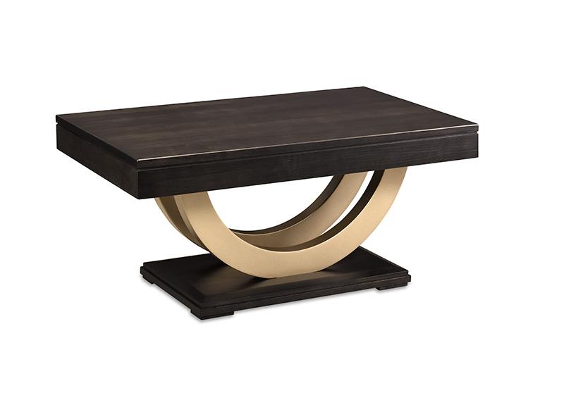 Contempo Coffee Table Collection w/Metal Curves
