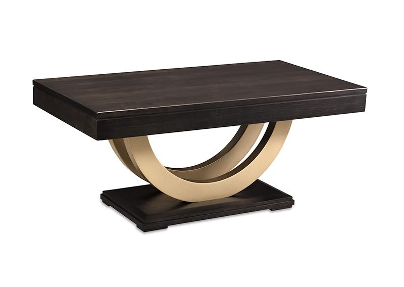Contempo Coffee Table Collection w/Metal Curves