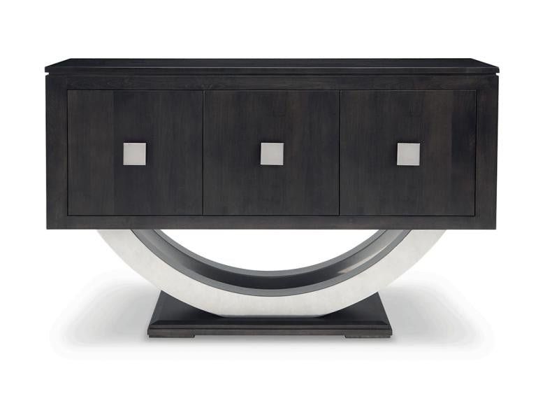 Contempo Pedestal Sideboard Collection w/3 Doors and 3 Adjust. Shelves