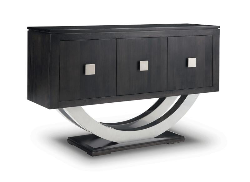 Contempo Pedestal Sideboard Collection w/3 Doors and 3 Adjust. Shelves