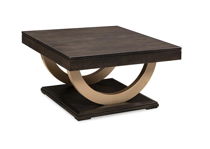 Contempo Coffee Table Collection w/Metal Curves