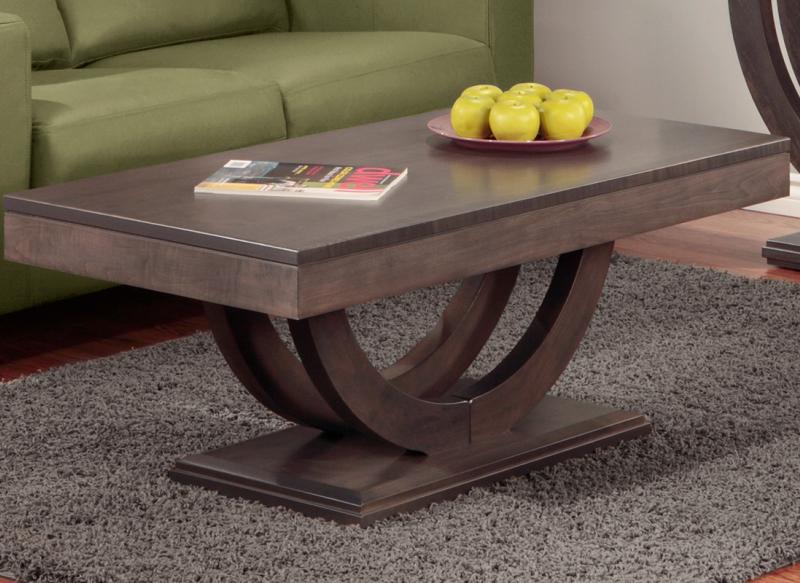 Contempo Pedestal Coffee Table Collection