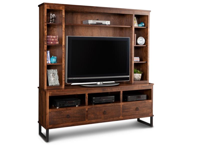 Cumberland HDTV Unit with Hutch Collection