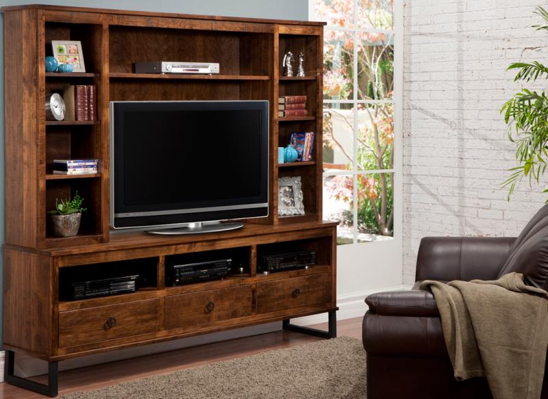 Cumberland HDTV Unit with Hutch Collection