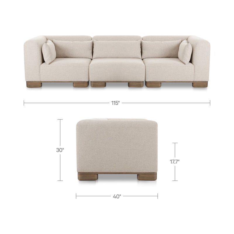 June - Modular Sofa - Oatmeal