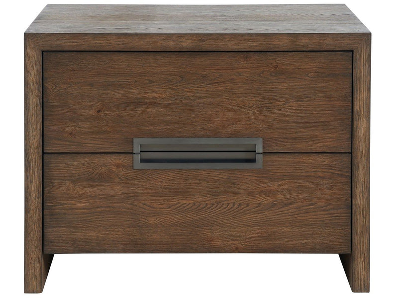 Modern - Atlas Drawer Nightstand - Dark Brown