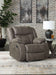 First Base - Rocker Recliner - Gunmetal