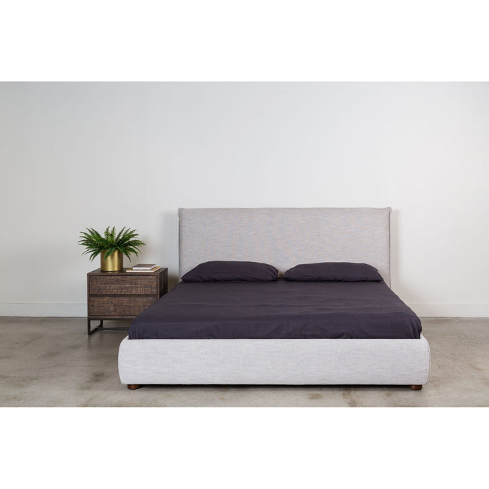Luzon - King Bed - Light Gray