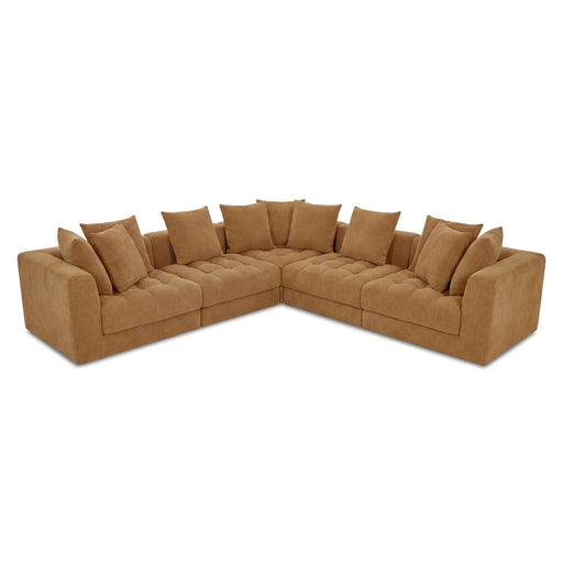 Davie - Classic L Modular Sectional - Golden Yellow