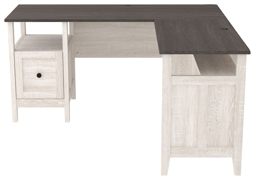 Dorrinson Two tone Home Office Desk