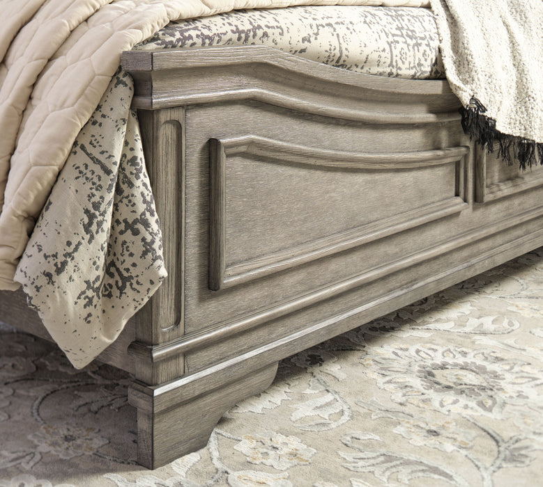 Lodenbay Antique Gray Panel Bed