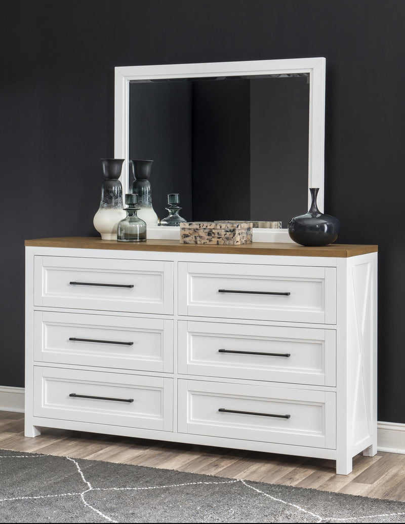 Franklin - Mirror - White