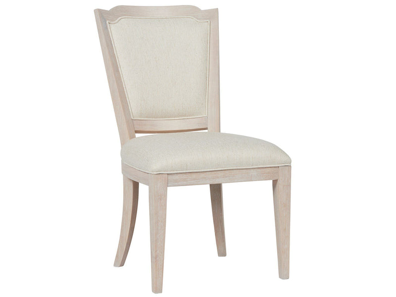 Getaway Upholstered Back Side Chair Beige