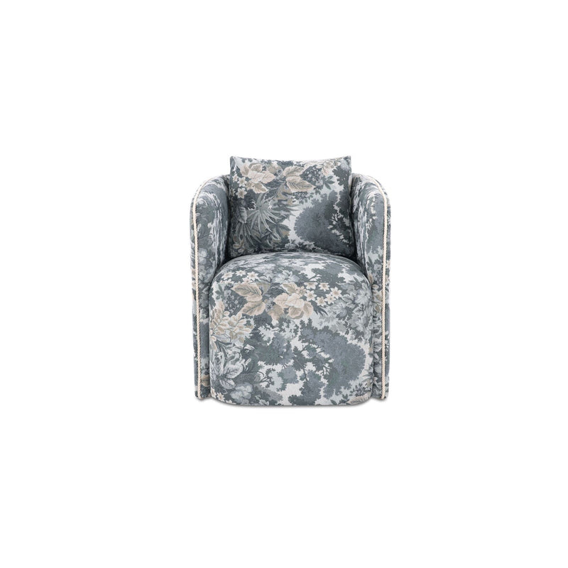 Cecil - Dining Chair Tapestry - Blue / Gray