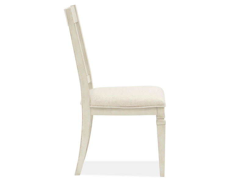 Newport - Dining Side Chair With Upholstered Seat (Set of 2) - Alabaster