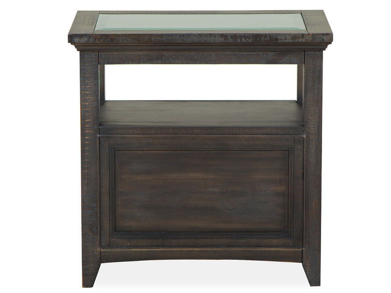 Westley Falls - Chairside End Table - Graphite