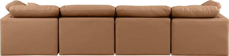 Indulge - Faux Leather 4 Seat Modular Sofa