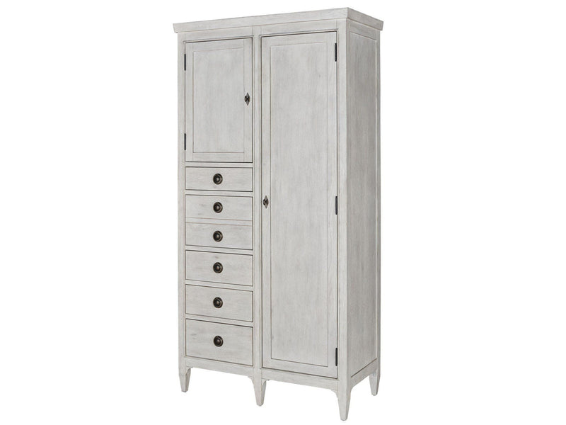 Past Forward Asher Cabinet Pearl Silver