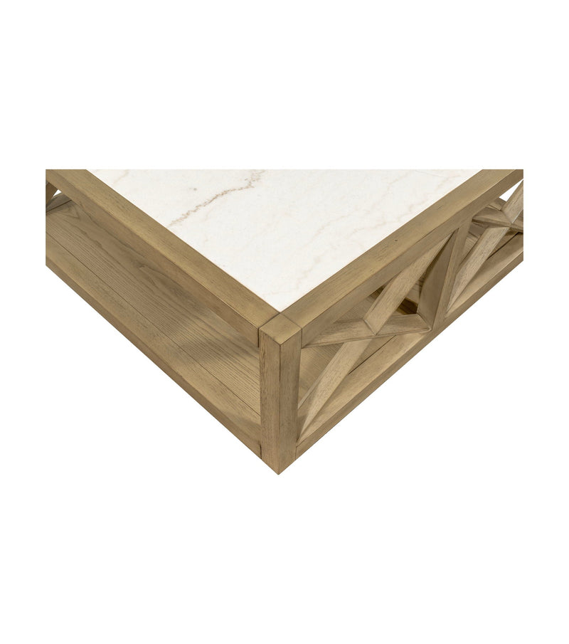 Holden - Square Coffee Table - Rustic Blonde