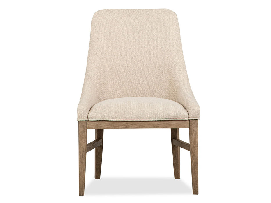 Tristan - Upholstered Arm Chair (Set of 2) - Swiss Coffee