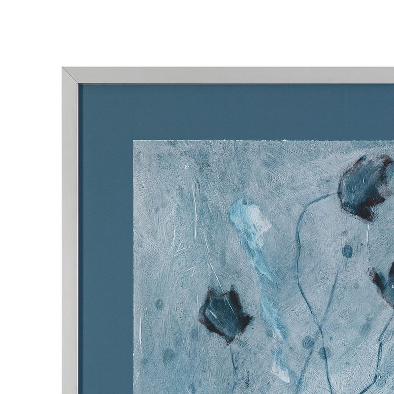 Mystic Meadow Framed Print - Blue