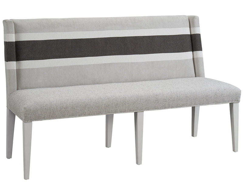 Modern Farmhouse Peyton Banquette Pearl Silver