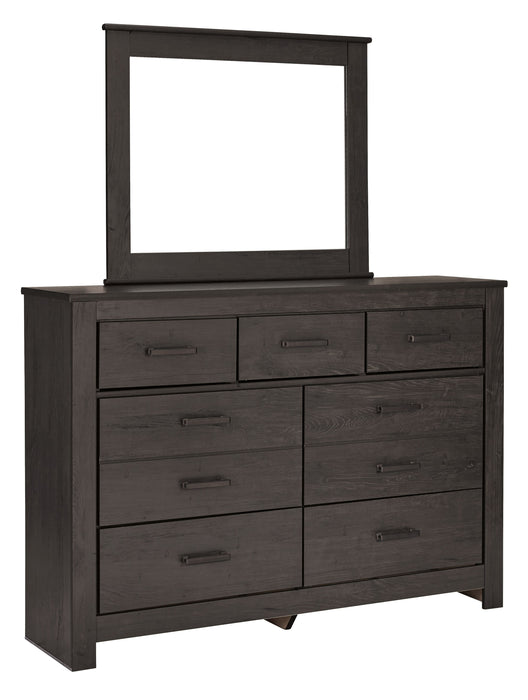 Brinxton Charcoal Dresser, Mirror