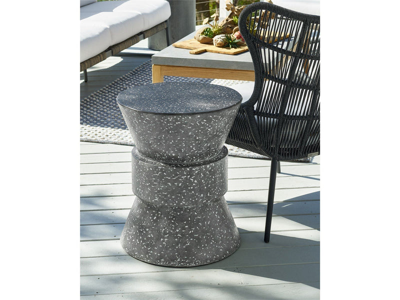 Coastal Living Outdoor Stinson Accent Table Dark Gray