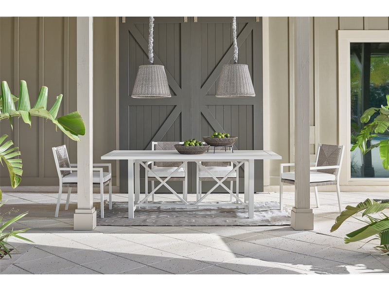 Coastal Living Outdoor Tybee Rectangle Dining Table White