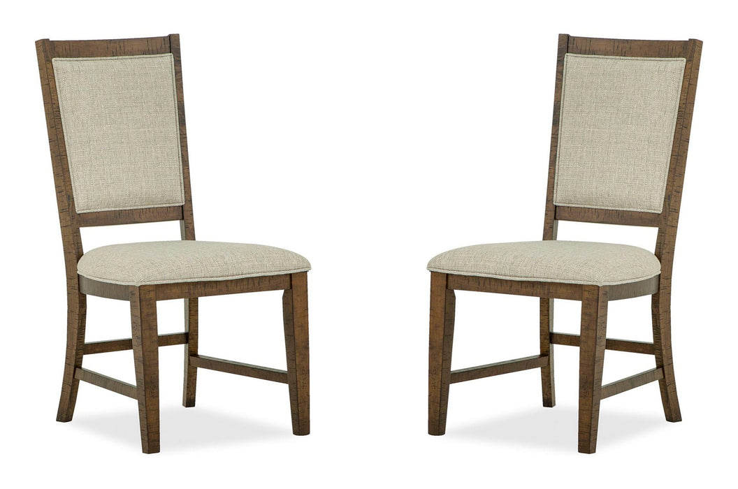 Bay Creek - Step Up Side Chair With Upholstered Seat & Back (Set of 2) - Dark Brown