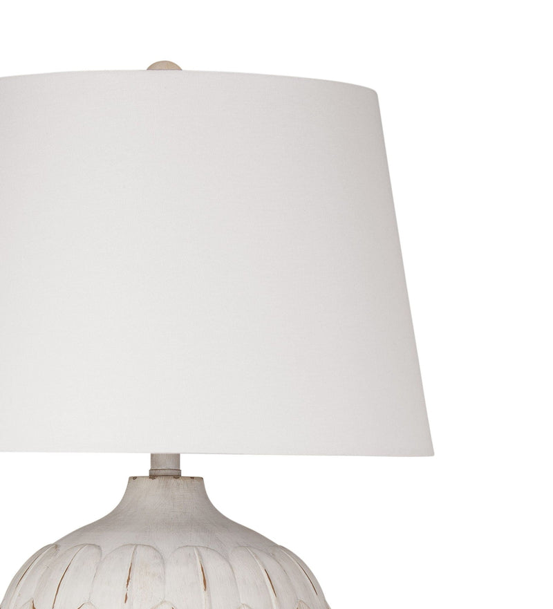 Deveron - Table Lamp - Distressed Cream