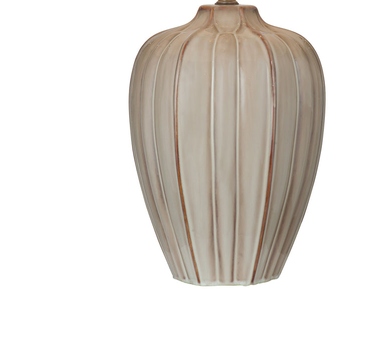 Camilo - Table Lamp - Beige / White