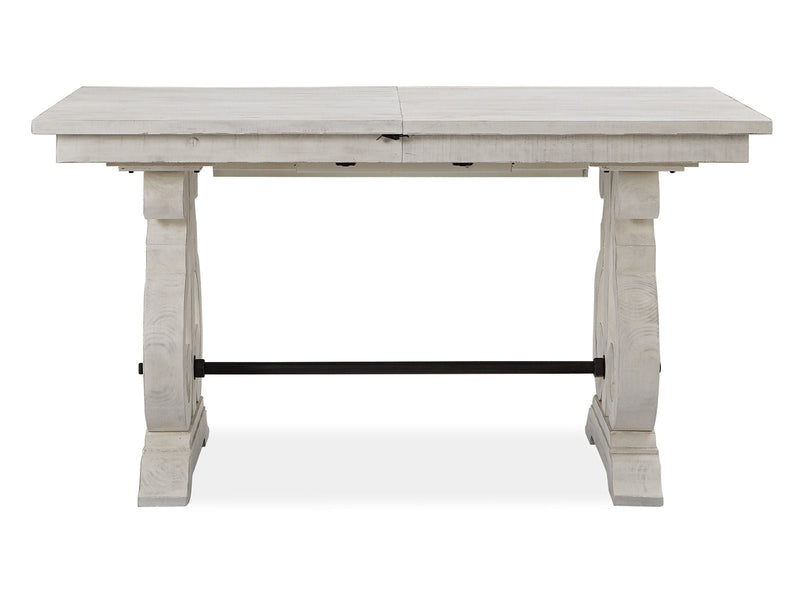 Bronwyn - Rectangular Counter Dining Table - Alabaster