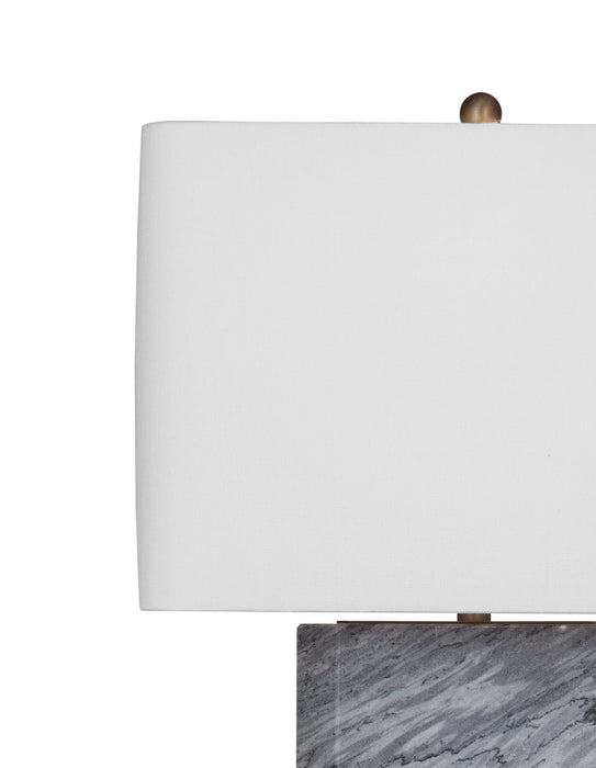 Leed - Table Lamp - Dark Gray / White