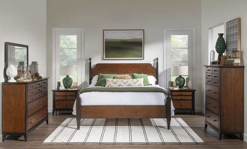 Fenmore - Dresser - Mocha And Distressed Cherry