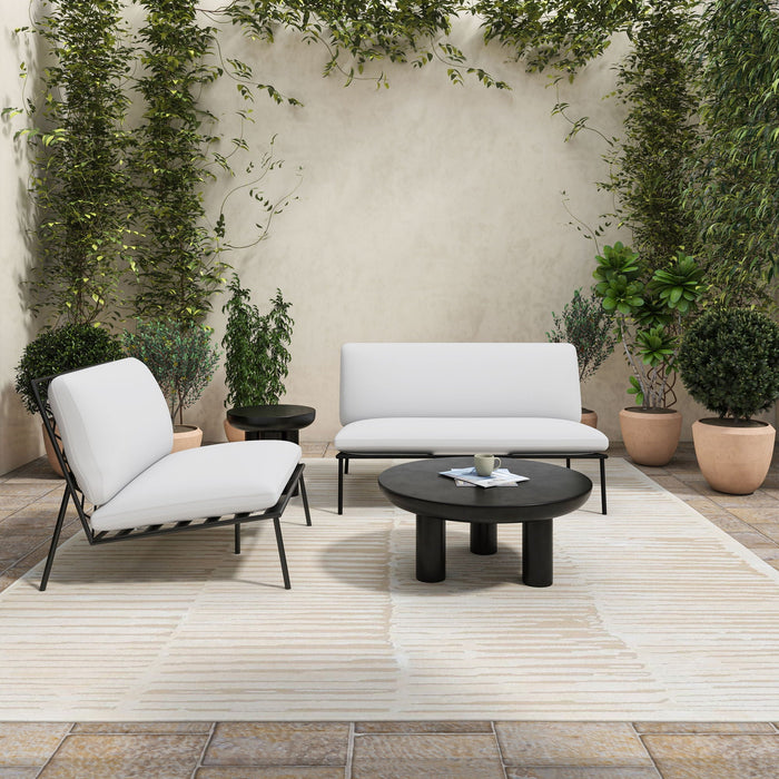 Rocca - Cement Side Table - Black