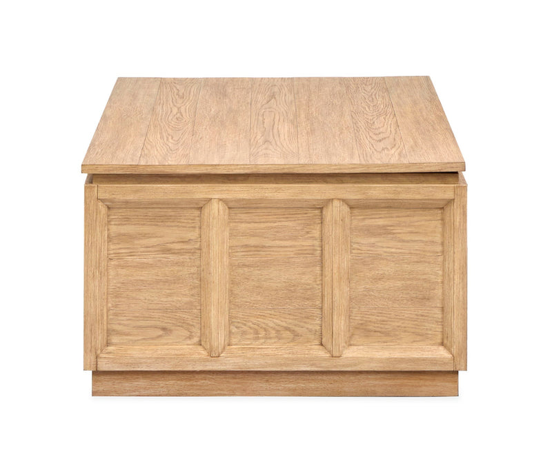Burnham - Lift Top Storage Cocktail Table With Casters - Sable Dusk