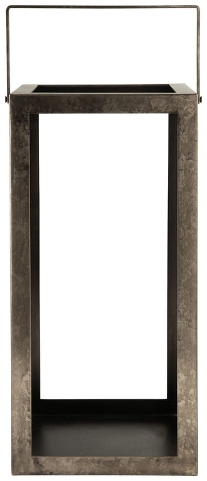 Briana Antique Pewter Finish Lantern - Medium