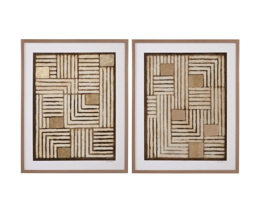 Purlin I Framed Print - Brown