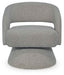 Nashkins - Swivel Accent Chair - Pebble