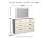 Stelsie - Dresser, Mirror - White