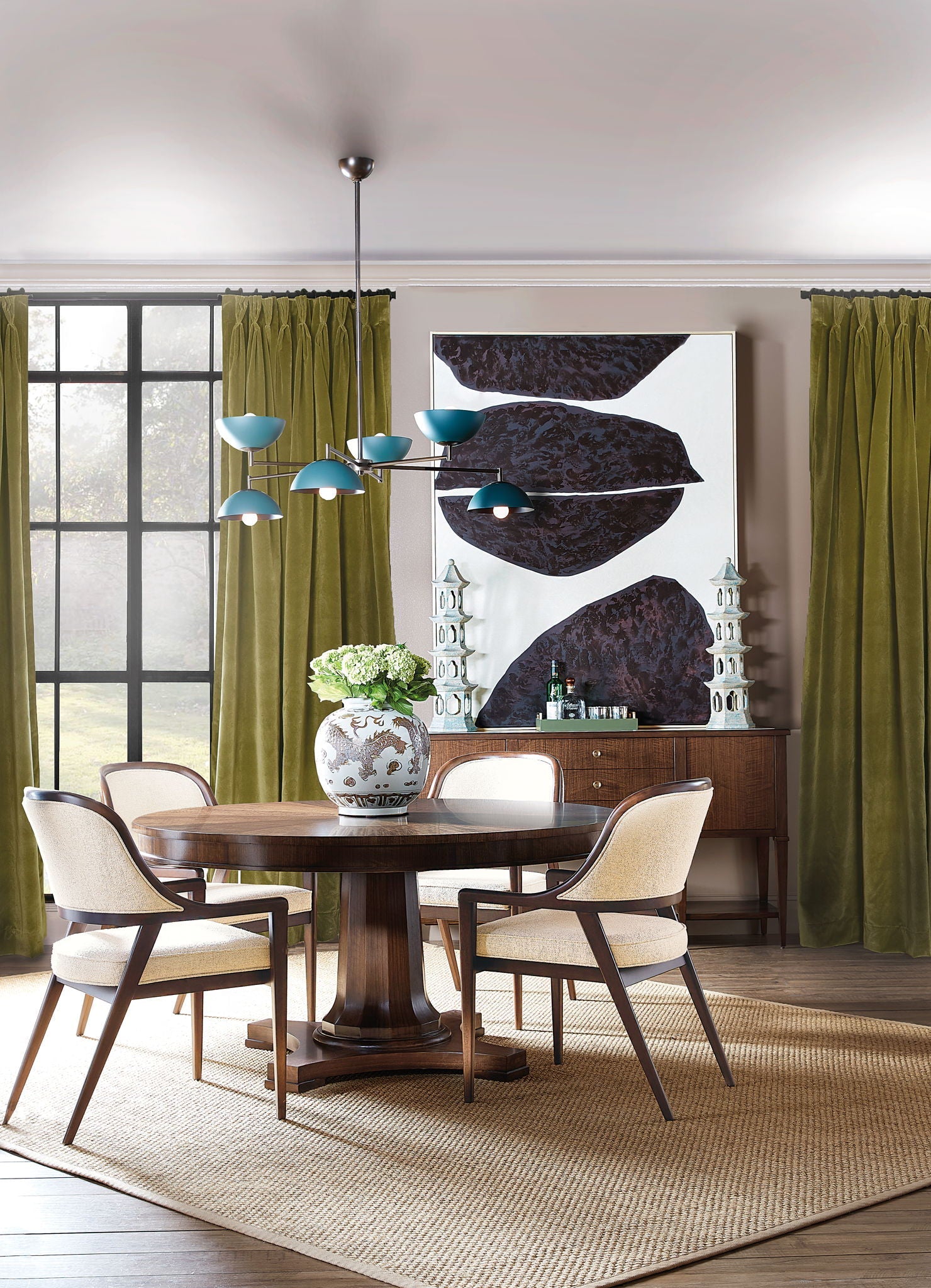 Archives - Round Pedestal Dining Table - Dark Brown — Sterling House ...