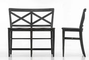 Briarwood - X-Back Counter Height Dining Bench - Sable