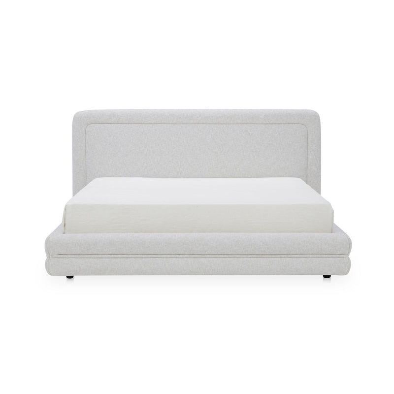 Tory - King Bed Pebble - Pebble