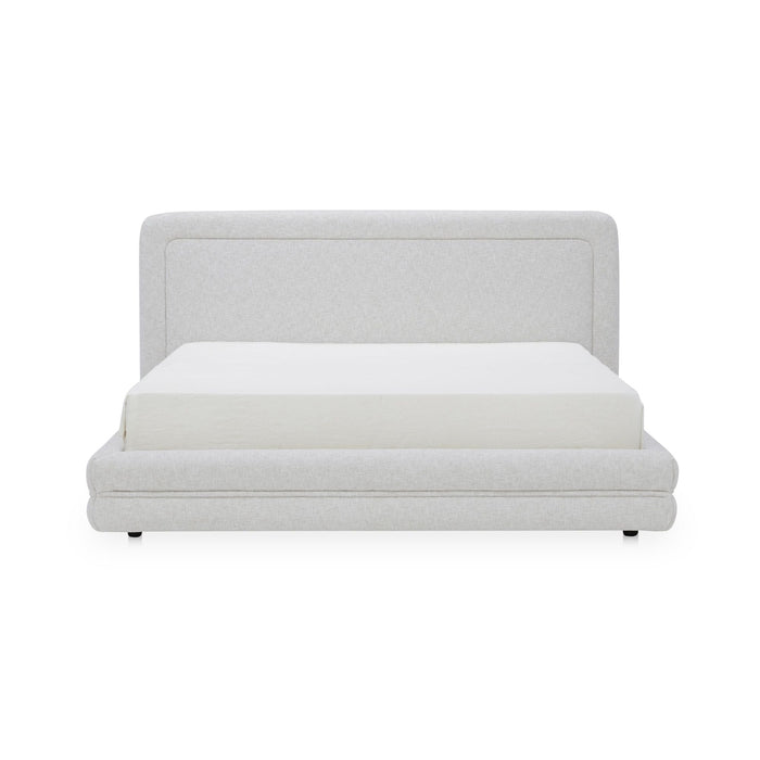 Tory - King Bed Pebble - Pebble