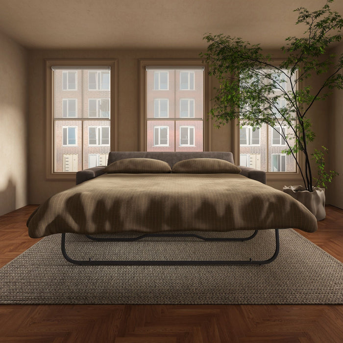 Kiran - Sleeper Sofa - Warm Charcoal