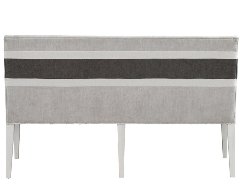 Modern Farmhouse Peyton Banquette Pearl Silver