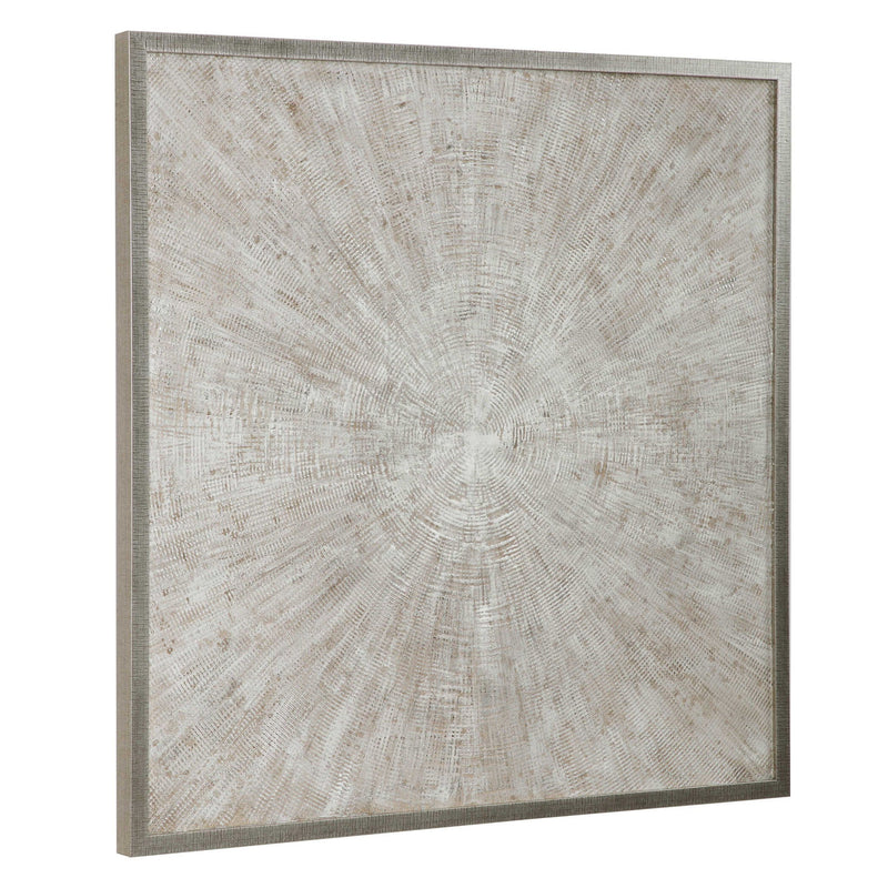 Mesmerize - Abstract Art - Light Gray