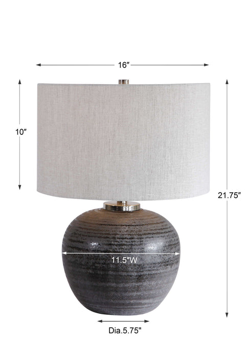 Mikkel - Table Lamp - Charcoal